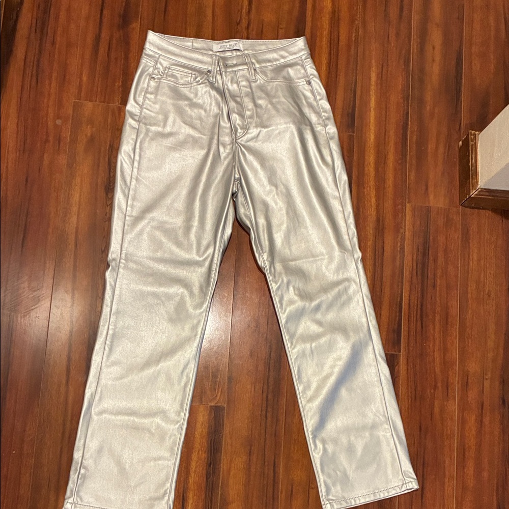 Judy Blue Silver Straight Leg Jeans